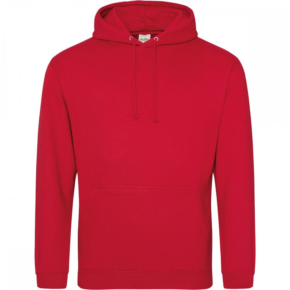 JH001 College Hoodie Fire Red L *One Size Only - Outlet Store*