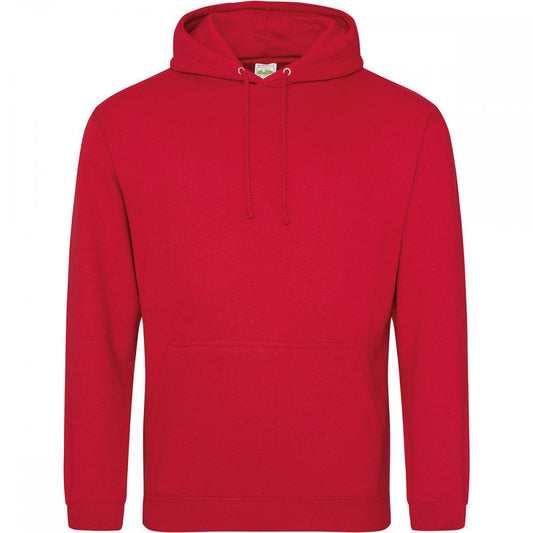JH001 College Hoodie Fire Red L *One Size Only - Outlet Store*