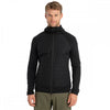 Mens Merino Blend Quantum Hybrid Long Sleeve Zip Hoodie