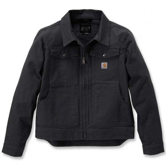 105748 Duck Relaxed Fit Jacket Black M *One Size Only - Outlet Store*