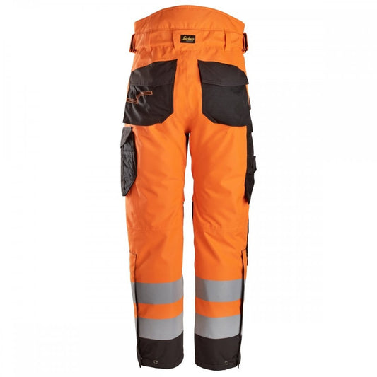 6630 Hi-Vis Class2 Waterproof Trouser - Recycled Insulation