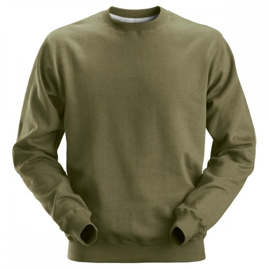 2810 Classic Sweatshirt Heavy Cotton Long Sleeve Work Top Grey XS *One Size Only - Outlet Store*
