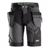 6904 FlexiWork Work Shorts+ Holster Pockets Steel Grey/Black 33" *One Size Only - Outlet Store*