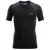 SN9490 Seamless Base Layer In Motion Short Sleeve Top Black/Grey S *One Size Only - Outlet Store*
