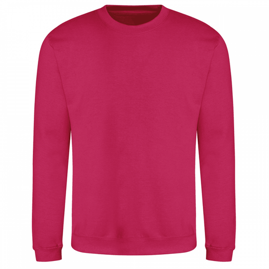 JH030 AWDis Sweatshirt Hot Pink L *One Size Only - Outlet Store*