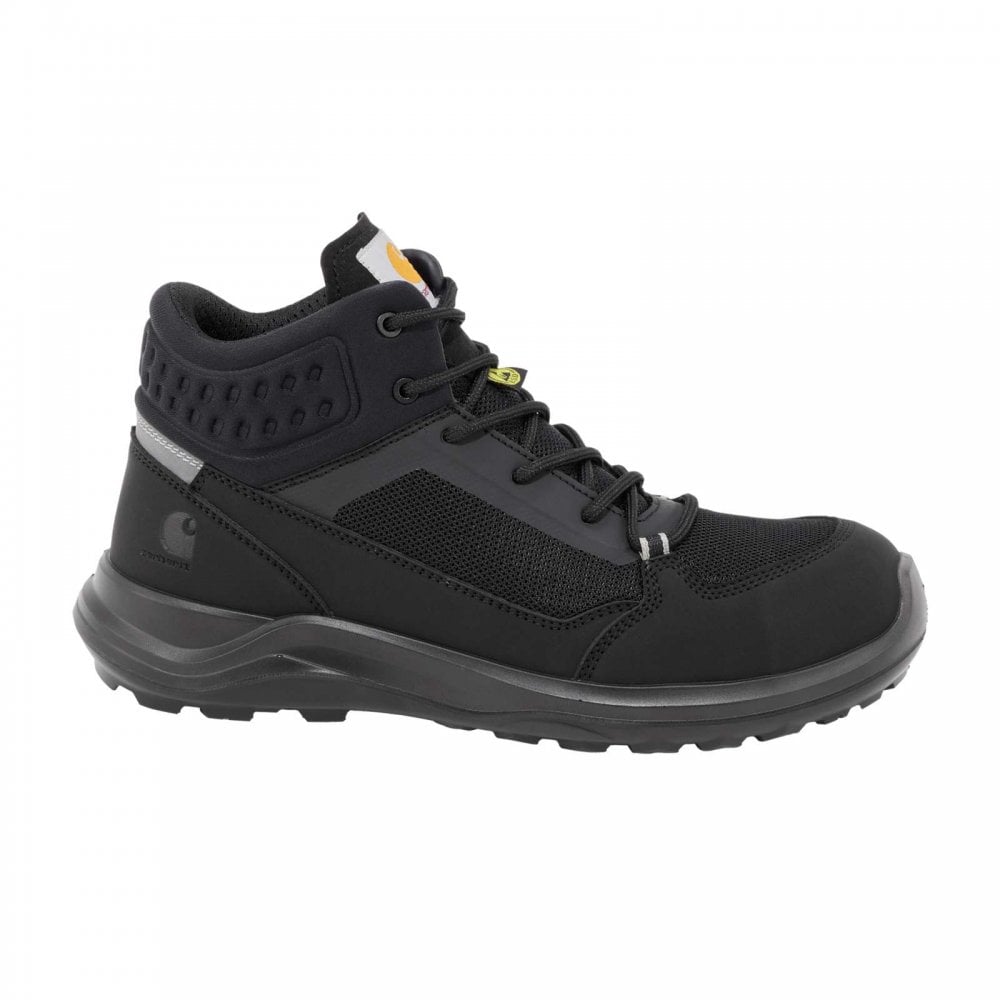 400025 Michigan Airtex Rugged Flex S1P Safety Boot UK5.5 - EU39 - US6.5 Black *One Size Only - Outlet Store*