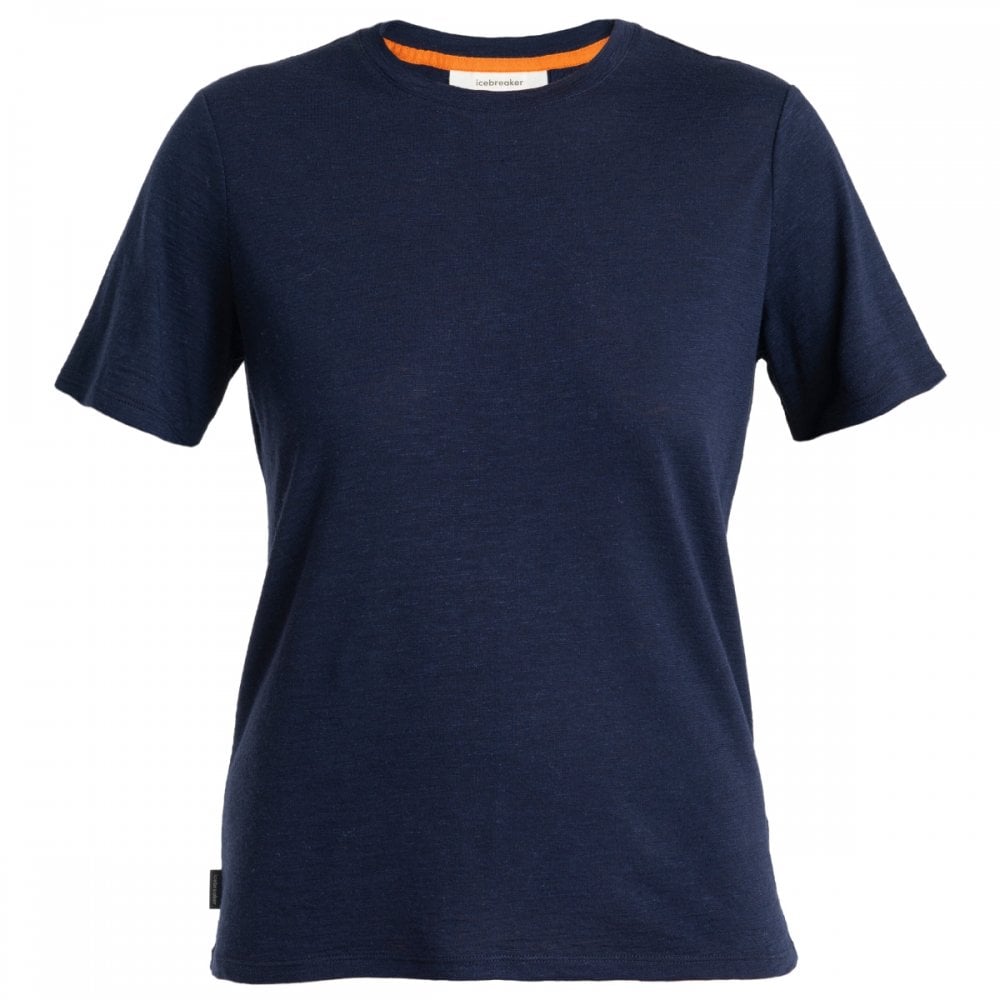 Womens Merino Linen Short Sleeve T-Shirt