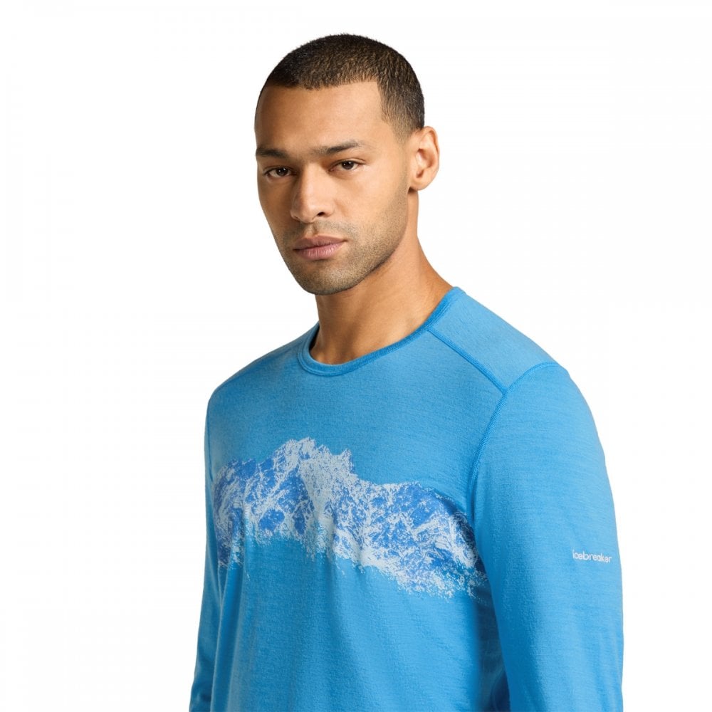 Mens Merino 200 Oasis Long Sleeve Crewe Thermal Top Remarkables