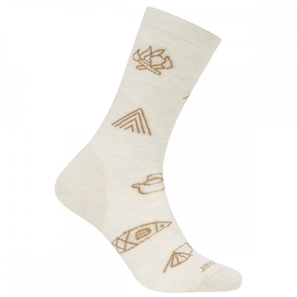 Womens Merino Lifestyle Ultralight Crew Socks Camp Essential