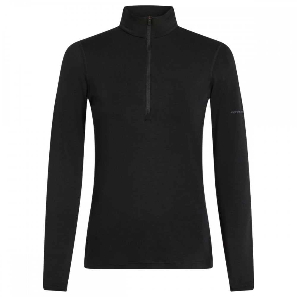 Womens Merino Blend Core Heavyweight Long Sleeve Half Zip Thermal Top