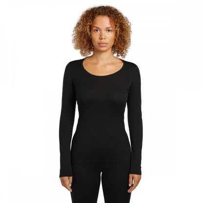 Womens Merino 200 Oasis Long Sleeve Scoop Thermal Top