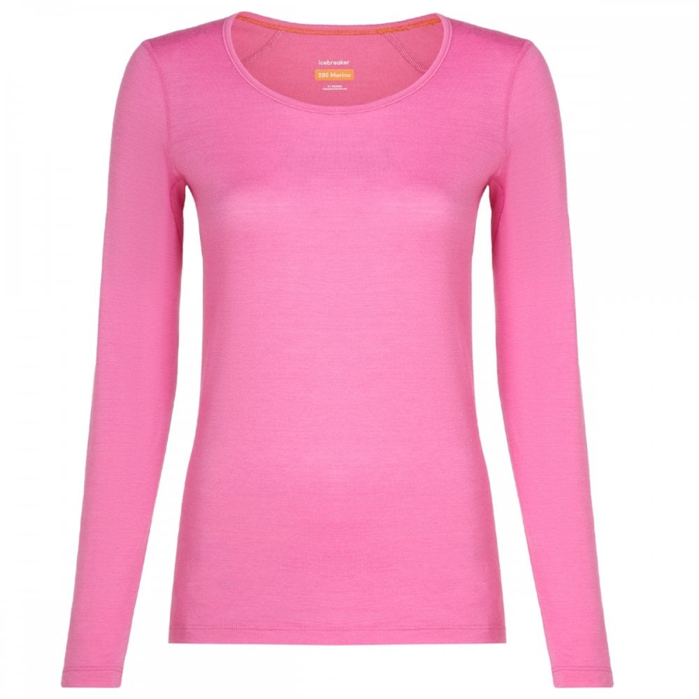 Womens Merino 200 Oasis Long Sleeve Scoop Thermal Top