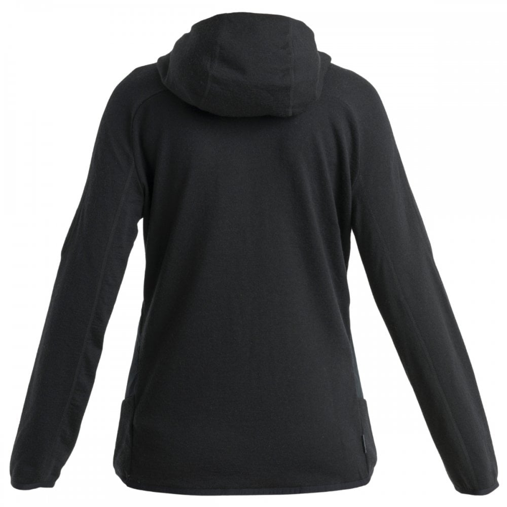 Womens Merino Blend Quantum Hybrid Long Sleeve Zip Hoodie