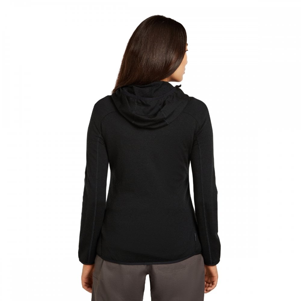 Womens Merino Blend Quantum Hybrid Long Sleeve Zip Hoodie