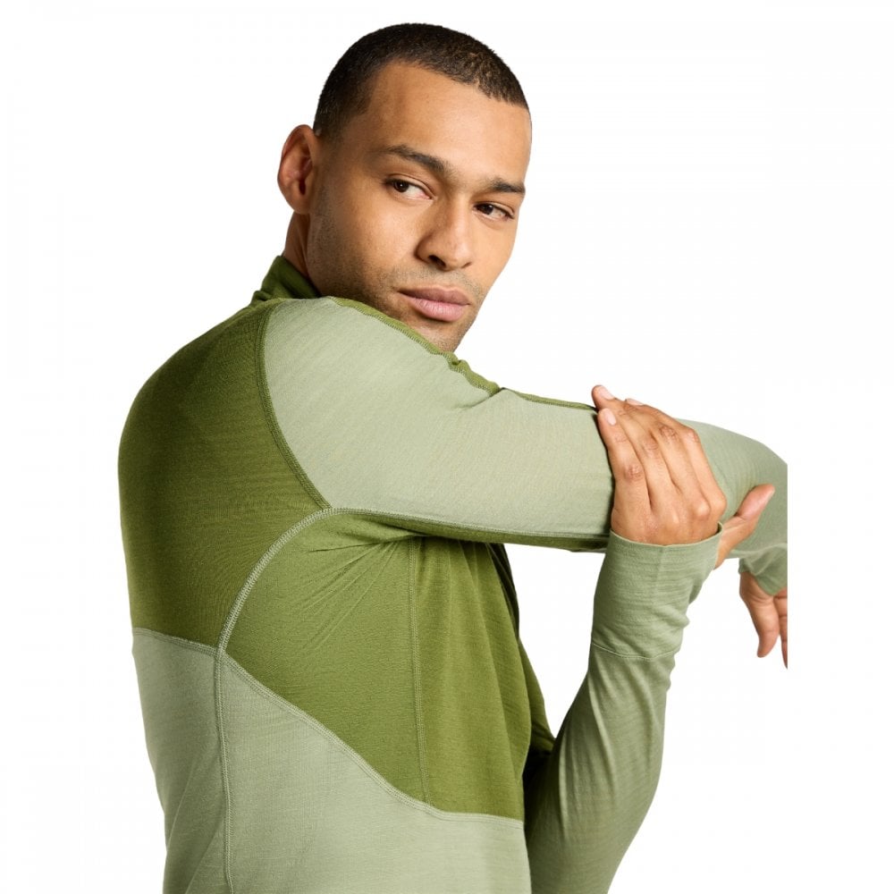 Mens Merino Blend 200 Realfleece™ Descender Long Sleeve Half Zip Jacket