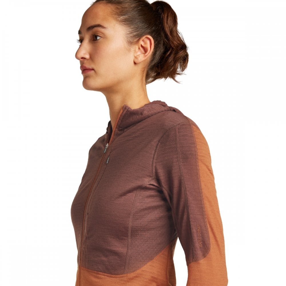 Womens Merino Blend 200 Realfleece™ Descender Long Sleeve Zip Hoodie