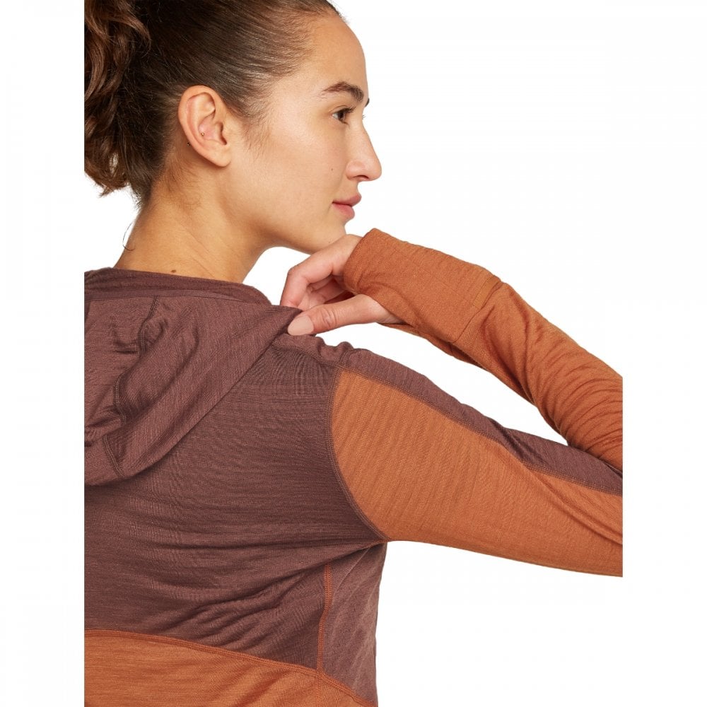 Womens Merino Blend 200 Realfleece™ Descender Long Sleeve Zip Hoodie