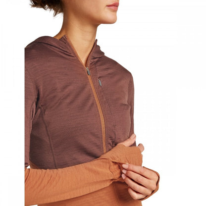 Womens Merino Blend 200 Realfleece™ Descender Long Sleeve Zip Hoodie