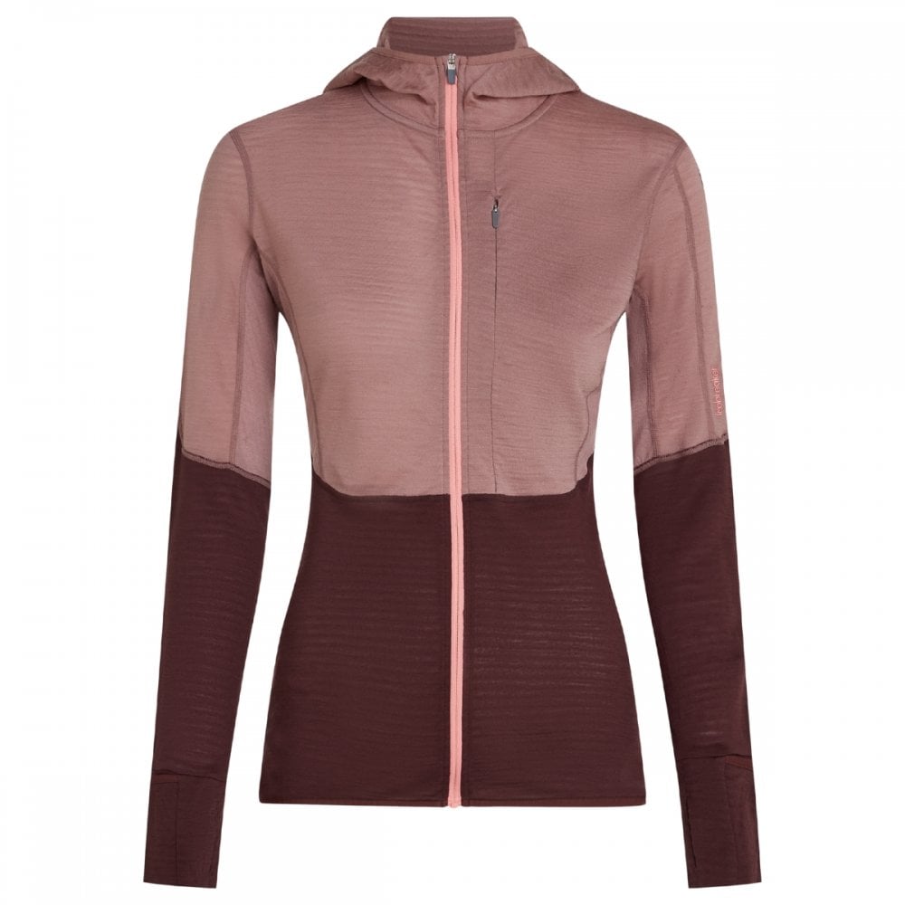 Womens Merino Blend 200 Realfleece™ Descender Long Sleeve Zip Hoodie