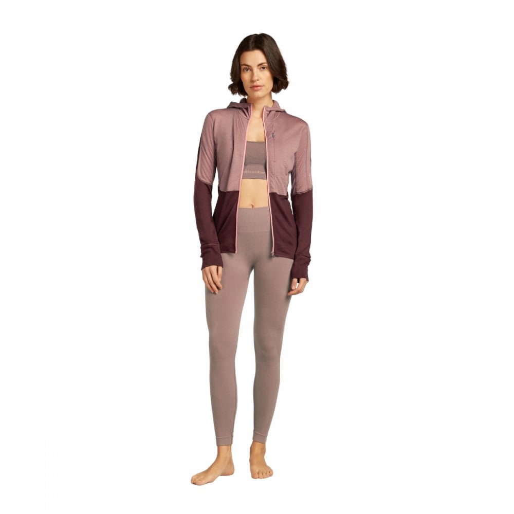 Womens Merino Blend 200 Realfleece™ Descender Long Sleeve Zip Hoodie