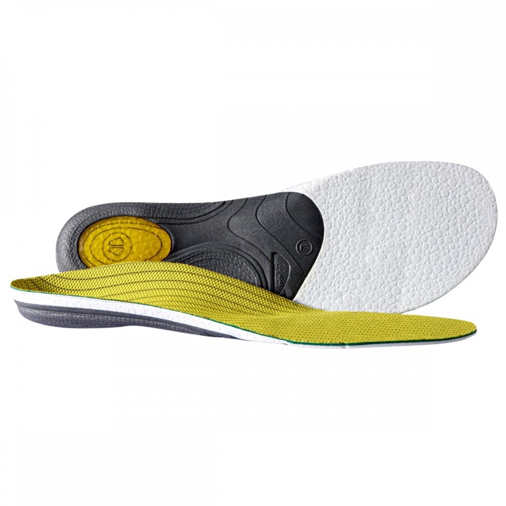 Sidas 3Feet Work Footbeds High 8-9 (Large) Grey/Yellow *One Size Only - Outlet Store*