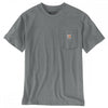 107319 Irvine Relaxed 3D Logo T-Shirt Weathered Ash Heather L *One Size Only - Outlet Store*