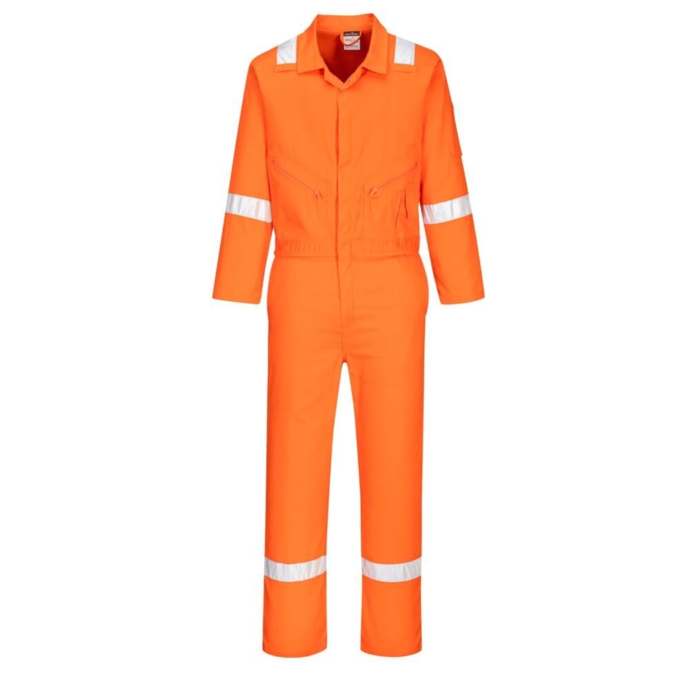 Iona Cotton Coverall Orange 2XL *One Size Only - Outlet Store*