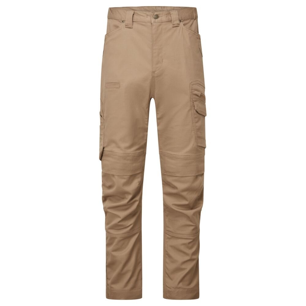 KA323 KA3 Cargo Trousers Coffee Brown 31" 34" *One Size Only - Outlet Store*