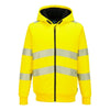 PW321 PW321 Hi-Vis Zipped Winter Hoodie