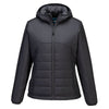 S613 Professional Women's Hooded Insulated Baffle Jacket