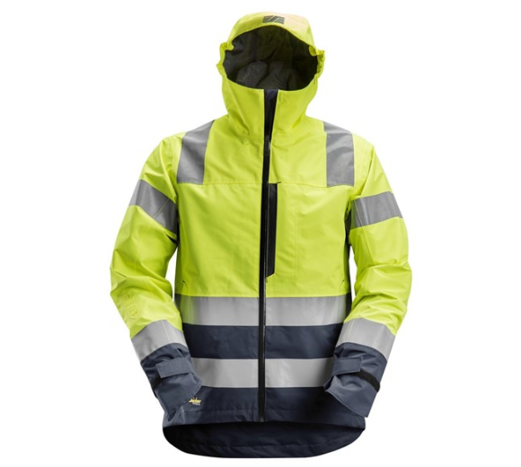 1330 Hi-Vis WP Shell Jacket CL3 High Visibility Yellow/Navy M *One Size Only - Outlet Store*